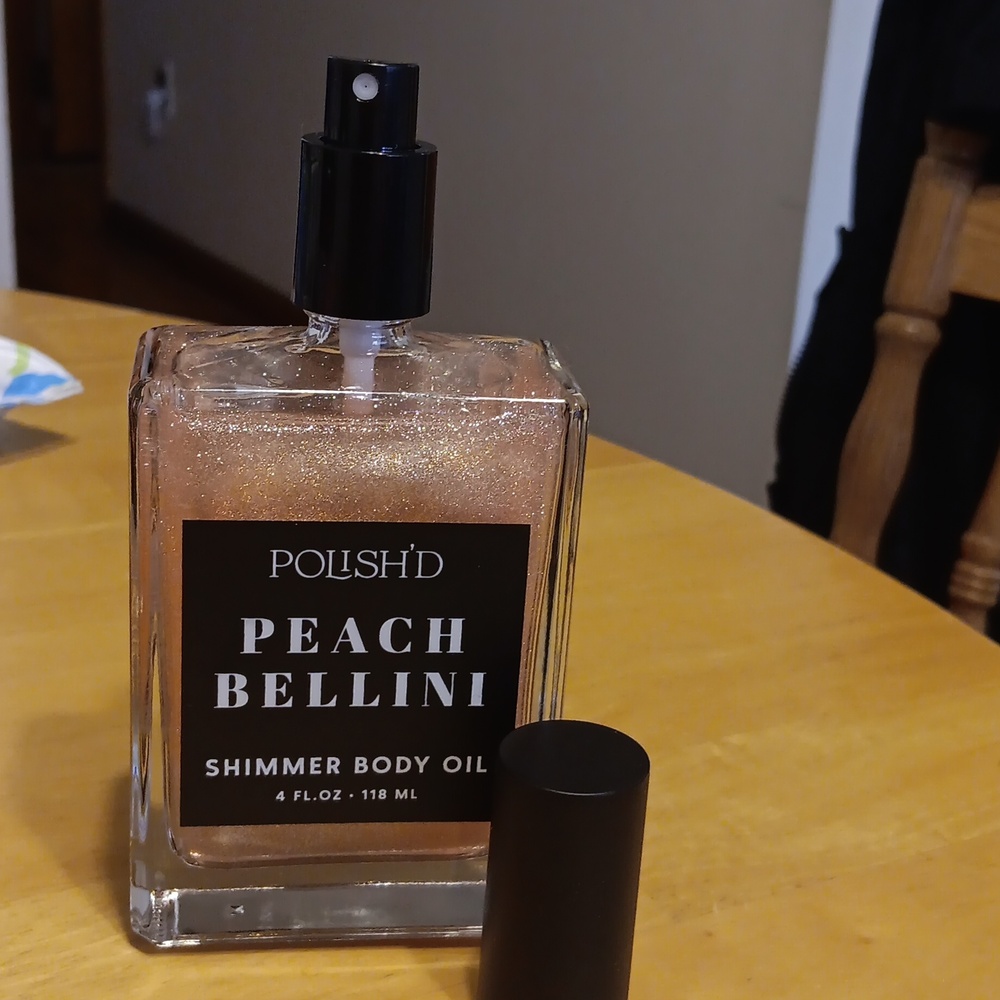 Shimmer Body Oil -Choice Of Moon Stone Or Peach Bellini NWT - Picture 4 of 5